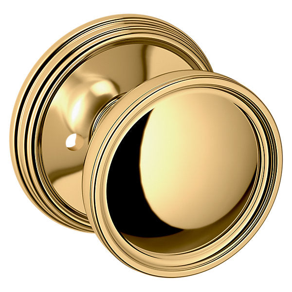 Baldwin Hardware Perilla K012 Tulip con Roseta 5078 — Latón pulido Lifetime (PVD) — Privacidad