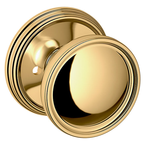 Baldwin Hardware Perilla K012 Tulip con Roseta 5078 — Latón sin laca — Privacidad