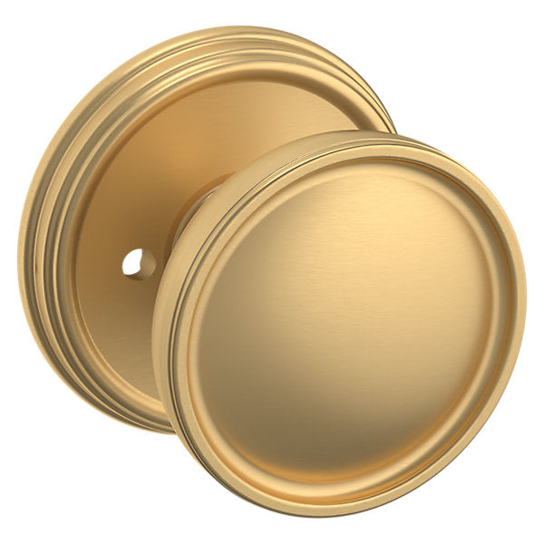 Baldwin Hardware Perilla K012 Tulip con Roseta 5078 — Latón vintage — Privacidad