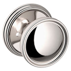 Baldwin Hardware Perilla K012 Tulip con Roseta 5078 — Níquel pulido Lifetime — Privacidad