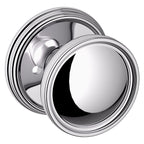 Baldwin Hardware Perilla K012 Tulip con Roseta 5078 — Cromo pulido — Privacidad
