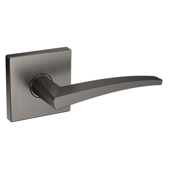 Baldwin Hardware Manija L022 con Roseta R017 — Níquel grafito Lifetime — Paso