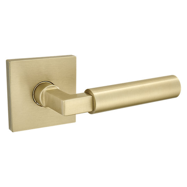 Baldwin Hardware Manija L029 Gramercy con Roseta R017 — Latón vintage — Dummy completo