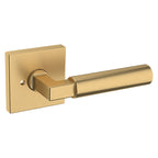 Baldwin Hardware Manija L029 Gramercy con Roseta R017 — Latón vintage — Privacidad