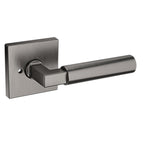 Baldwin Hardware Manija L029 Gramercy con Roseta R017 — Níquel grafito Lifetime — Privacidad