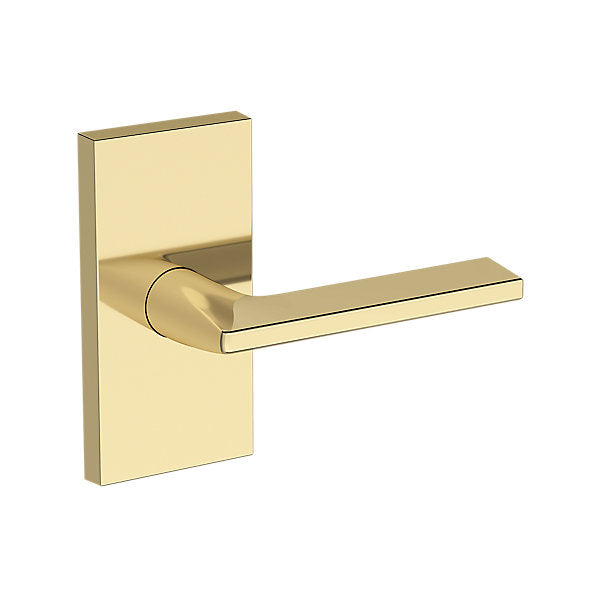 Baldwin Hardware Reserve Manija Anaheim Hills — Latón sin laca — Contemporary 5 — Paso