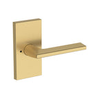 Baldwin Hardware Reserve Manija Anaheim Hills — Latón satinado Lifetime — Contemporary 5 — Privacidad