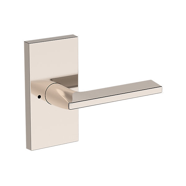 Baldwin Hardware Reserve Manija Anaheim Hills — Níquel pulido Lifetime — Contemporary 5 — Privacidad