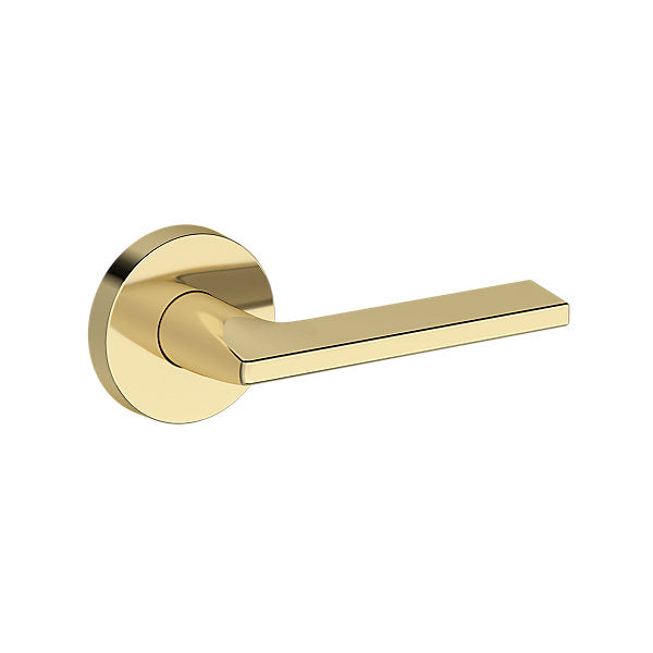 Baldwin Hardware Reserve Manija Anaheim Hills — Latón sin laca — Contemporary Round — Paso