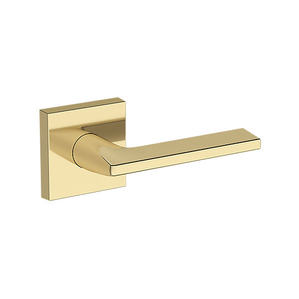 Baldwin Hardware Reserve Manija Anaheim Hills — Latón sin laca — Contemporary Square — Paso