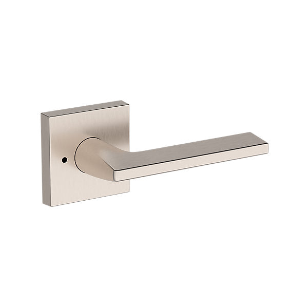Baldwin Hardware Reserve Manija Anaheim Hills — Níquel satinado — Contemporary Square — Privacidad
