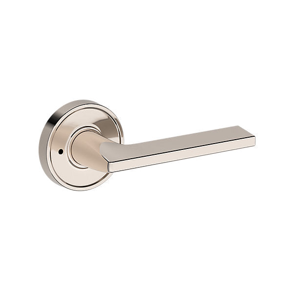 Baldwin Hardware Reserve Manija Anaheim Hills — Níquel pulido Lifetime — Recessed Round — Privacidad