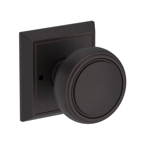 Baldwin Hardware Reserve Perilla Bremerton — Bronce veneciano — Chamfered Square — Privacidad