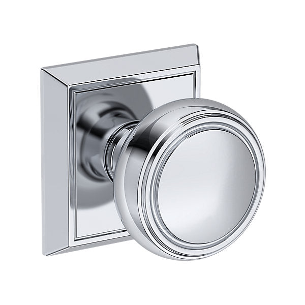Baldwin Hardware Reserve Perilla Bremerton — Cromo pulido — Chamfered Square — Paso