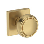 Baldwin Hardware Reserve Perilla Bremerton — Latón satinado Lifetime — Contemporary Square — Paso