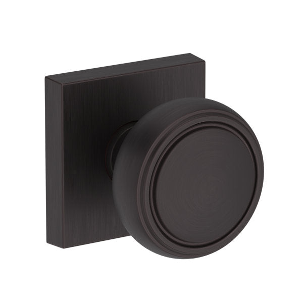 Baldwin Hardware Reserve Perilla Bremerton — Bronce veneciano — Contemporary Square — Paso
