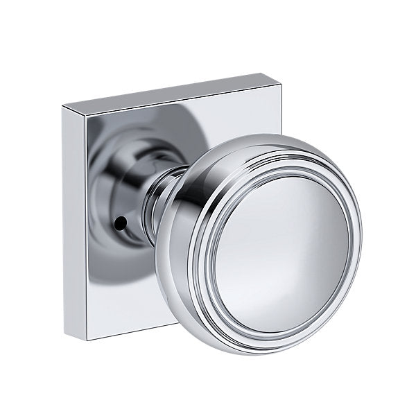 Baldwin Hardware Reserve Perilla Bremerton — Cromo pulido — Contemporary Square — Privacidad