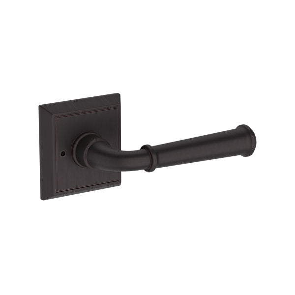 Baldwin Hardware Reserve Manija Dunsmoor — Bronce veneciano — Chamfered Square — Privacidad