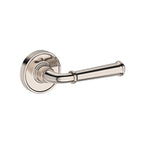 Baldwin Hardware Reserve Manija Dunsmoor — Níquel pulido Lifetime — Recessed Round — Paso