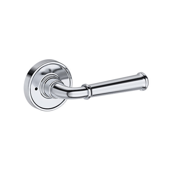 Baldwin Hardware Reserve Manija Dunsmoor — Cromo pulido — Recessed Round — Privacidad