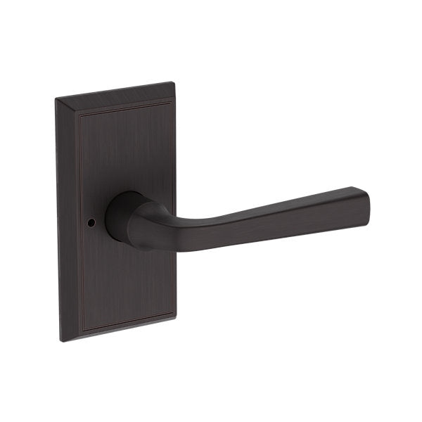 Baldwin Hardware Reserve Manija Kingvale — Bronce veneciano — Chamfered 5 — Privacidad