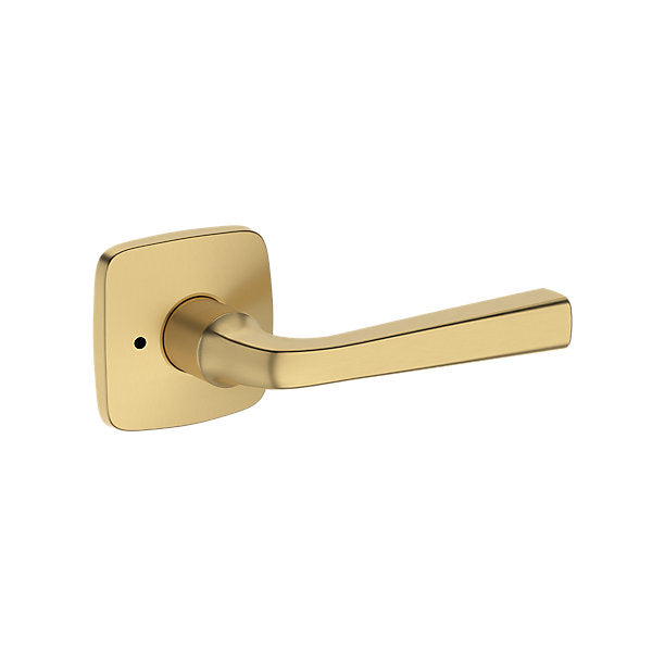 Baldwin Hardware Reserve Manija Kingvale — Latón satinado Lifetime — Stepped 5 — Privacidad
