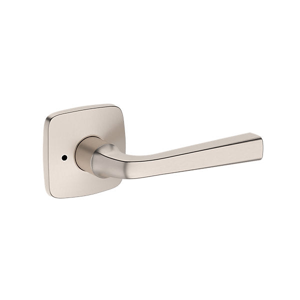 Baldwin Hardware Reserve Manija Kingvale — Níquel satinado — Stepped 5 — Privacidad