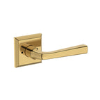 Baldwin Hardware Reserve Manija Kingvale — Latón pulido Lifetime (PVD) — Traditional Square — Privacidad