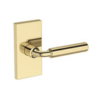 Baldwin Hardware Reserve Manija La Conner — Latón sin laca — Contemporary 5 — Paso