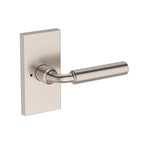 Baldwin Hardware Reserve Manija La Conner — Níquel satinado — Contemporary 5 — Privacidad