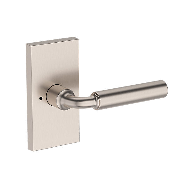 Baldwin Hardware Reserve Manija La Conner — Níquel satinado — Contemporary 5 — Privacidad