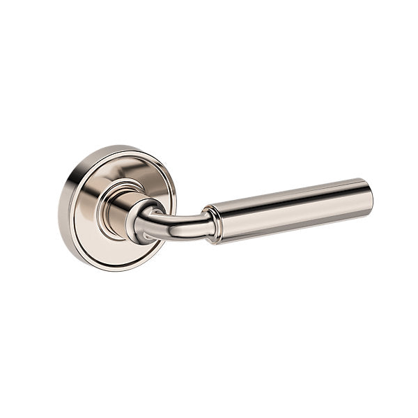 Baldwin Hardware Reserve Manija La Conner — Níquel pulido Lifetime — Recessed Round — Paso