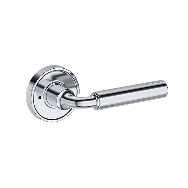 Baldwin Hardware Reserve Manija La Conner — Cromo pulido — Recessed Round — Privacidad