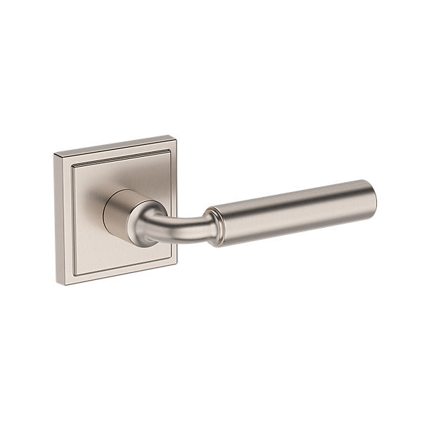 Baldwin Hardware Reserve Manija La Conner — Níquel satinado — Stepped Square — Paso