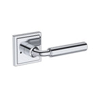 Baldwin Hardware Reserve Manija La Conner — Cromo pulido — Stepped Square — Privacidad