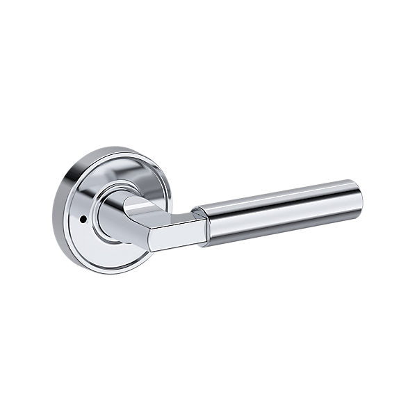 Baldwin Hardware Reserve Manija Lake Forest — Cromo pulido — Recessed Round — Privacidad