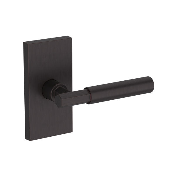 Baldwin Hardware Manija Reserve Riddling — Bronce veneciano — Contemporary 5 — Medio Dummy
