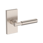 Baldwin Hardware Manija Reserve Riddling — Níquel satinado — Contemporary 5 — Medio Dummy