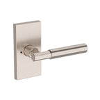 Baldwin Hardware Manija Reserve Riddling — Níquel satinado — Contemporary 5 — Privacidad