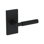Baldwin Hardware Manija Reserve Riddling — Negro satinado — Contemporary 5 — Dummy completo