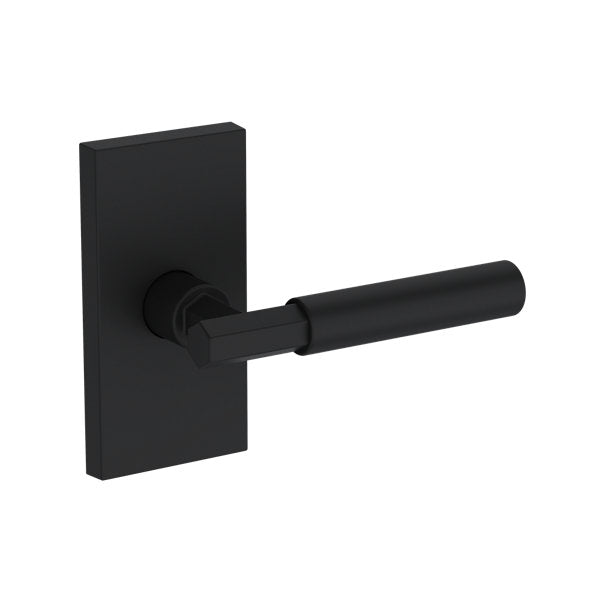 Baldwin Hardware Manija Reserve Riddling — Negro satinado — Contemporary 5 — Paso