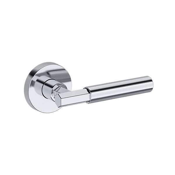 Baldwin Hardware Manija Reserve Riddling — Cromo pulido — Contemporary Round — Medio Dummy