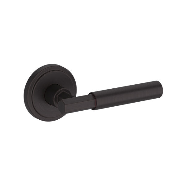 Baldwin Hardware Manija Reserve Riddling — Bronce veneciano — Stepped Round — Dummy completo