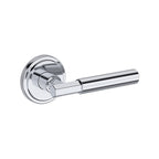 Baldwin Hardware Manija Reserve Riddling — Cromo pulido — Stepped Round — Paso