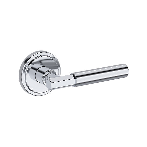 Baldwin Hardware Manija Reserve Riddling — Cromo pulido — Stepped Round — Paso