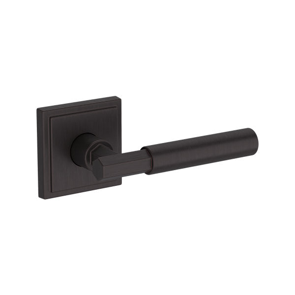 Baldwin Hardware Manija Reserve Riddling — Bronce veneciano — Stepped Square — Dummy completo