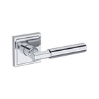 Baldwin Hardware Manija Reserve Riddling — Cromo pulido — Stepped Square — Dummy completo