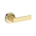 Baldwin Hardware Reserve Manija Sharpewood — Latón sin laca — Contemporary Round — Paso