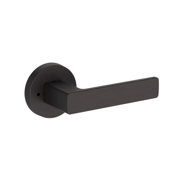Baldwin Hardware Reserve Manija Sharpewood — Bronce veneciano — Contemporary Round — Privacidad