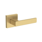 Baldwin Hardware Reserve Manija Sharpewood — Latón satinado Lifetime — Contemporary Square — Paso